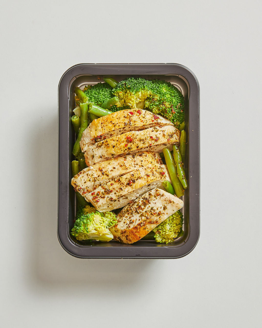 Chicken with Broccoli & Beans