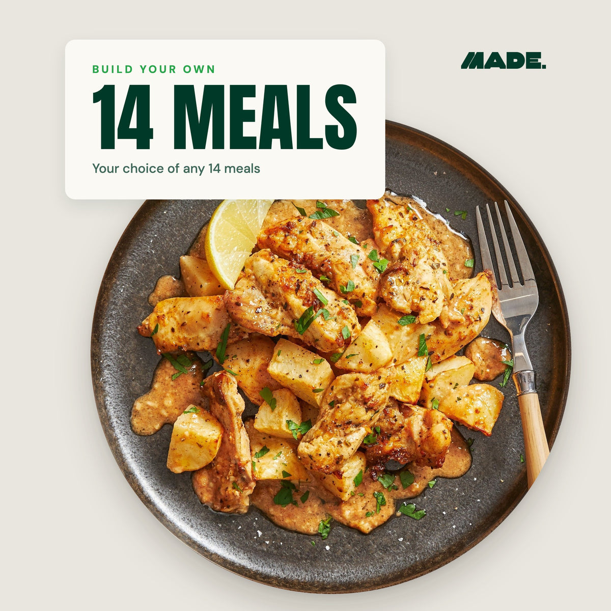 14 Pack: build your own box of any 14 MADE. meals